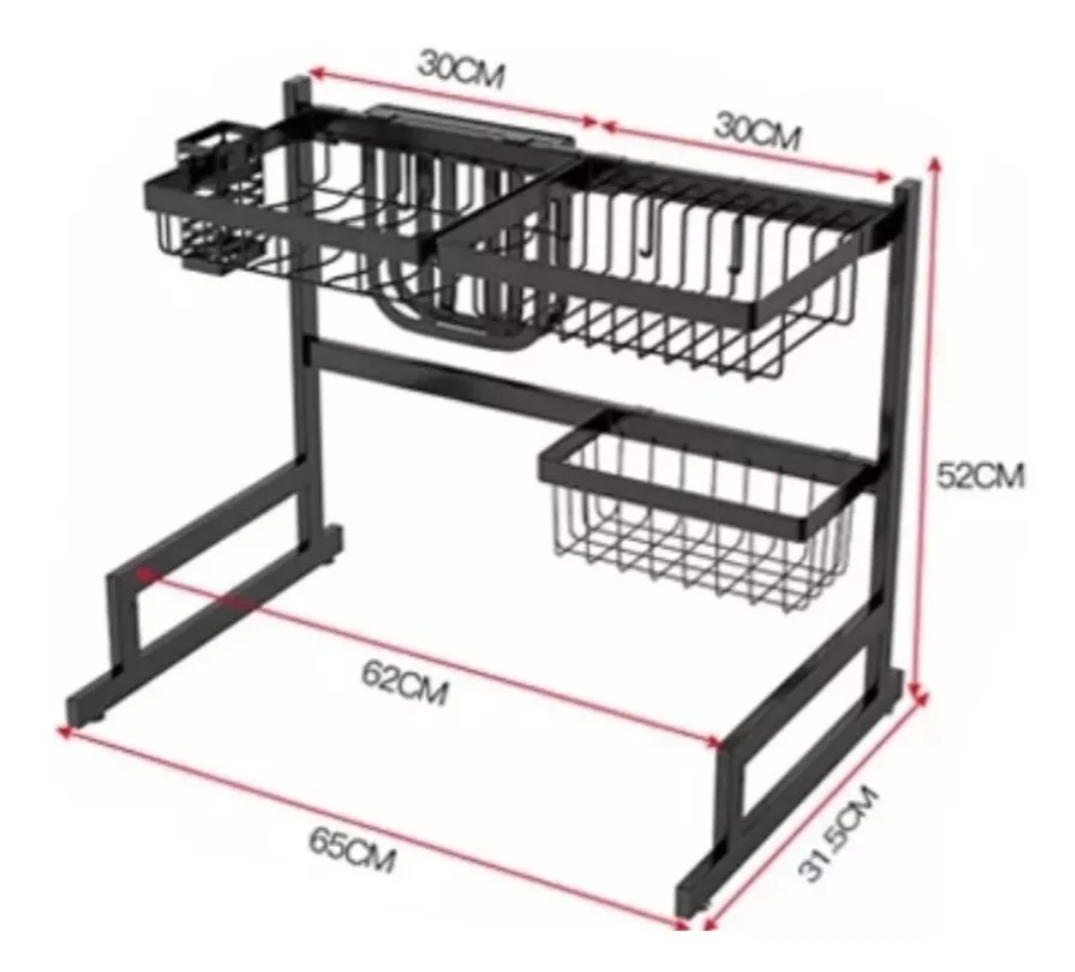 ESCURRIDOR DE PLATOS AJUSTABLE