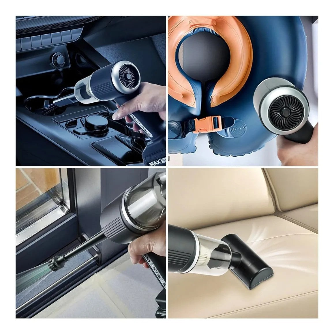 Combo Aspiradora + Hidrolavadora Inalámbrica para Carro