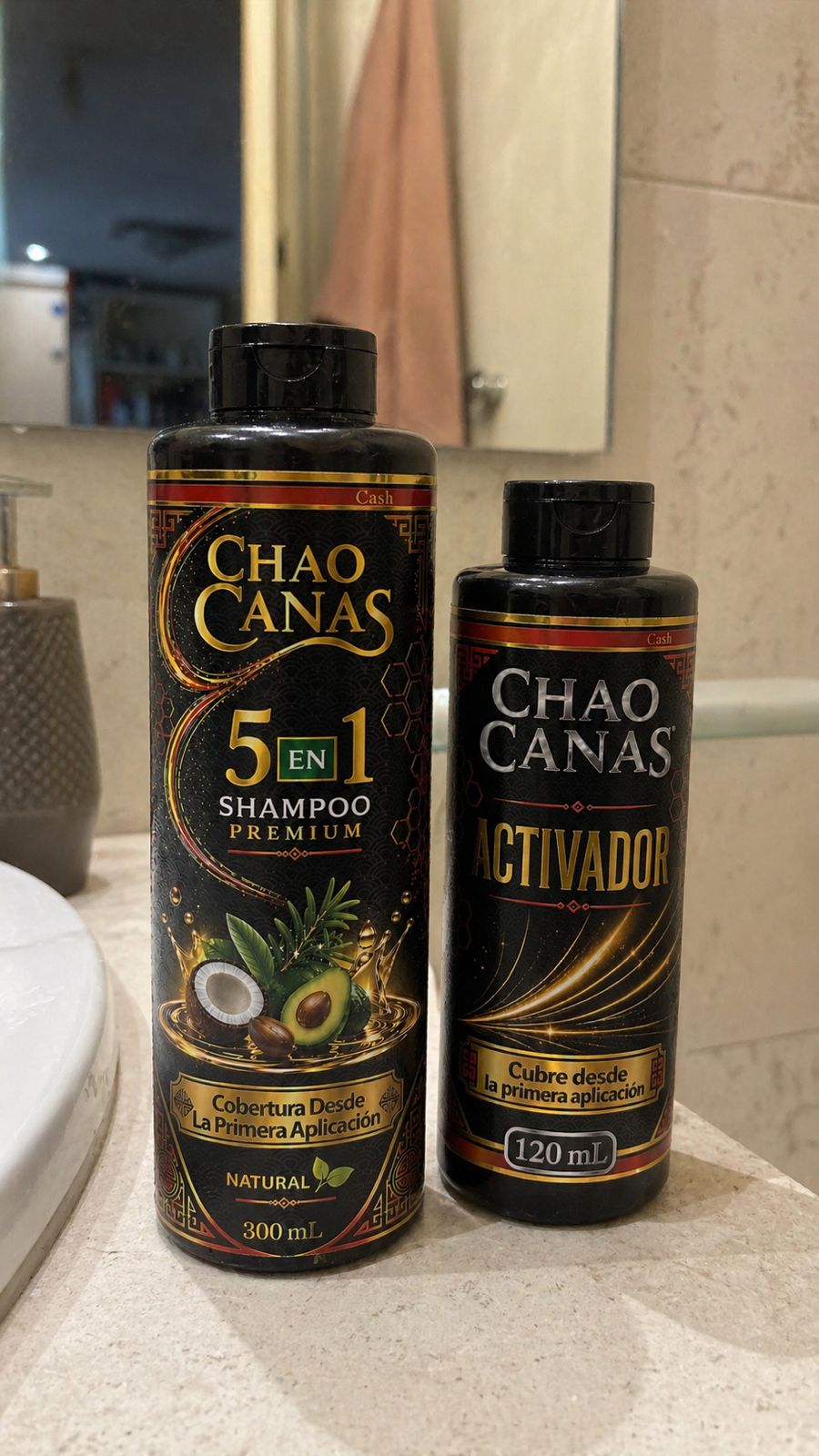 Kit Chao Canas 5 en 1 con Aguacate: Shampoo + Activador + Obsequio