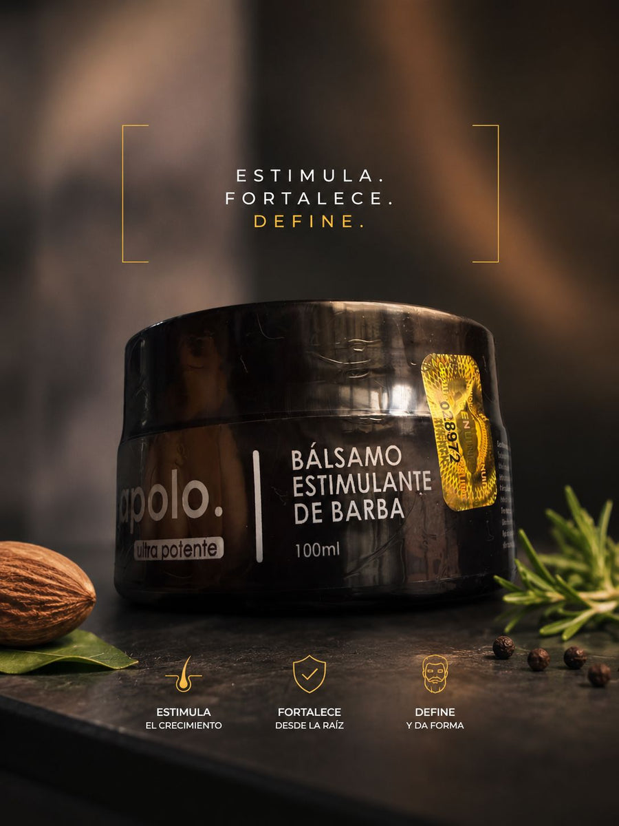 Bálsamo Estimulante de Barba Apolo 100 mL + Obsequio