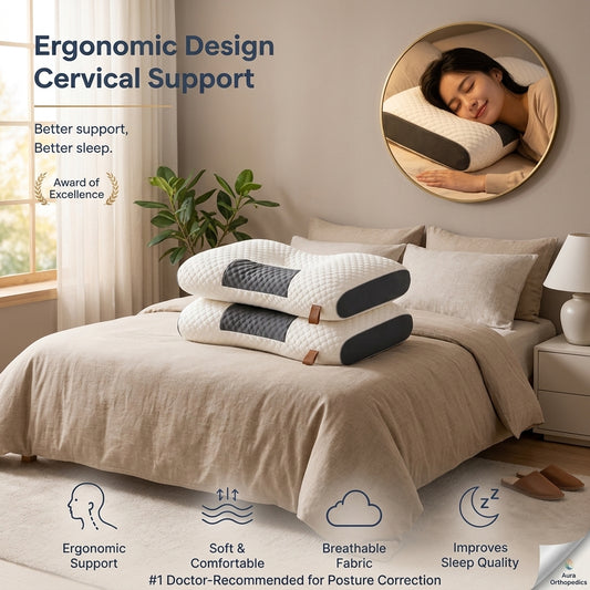 Almohada Cervical Ortopedica Ergonomica