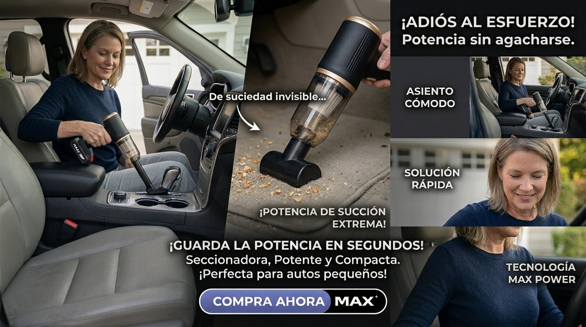 Combo Aspiradora + Hidrolavadora Inalámbrica para Carro