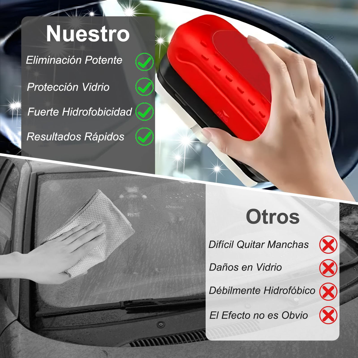 Parabrix · Pack x4 Cepillos 2 en 1