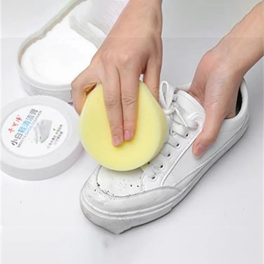 Crema Limpiadora Restauradora Zapatos Blancos x2 Unidades