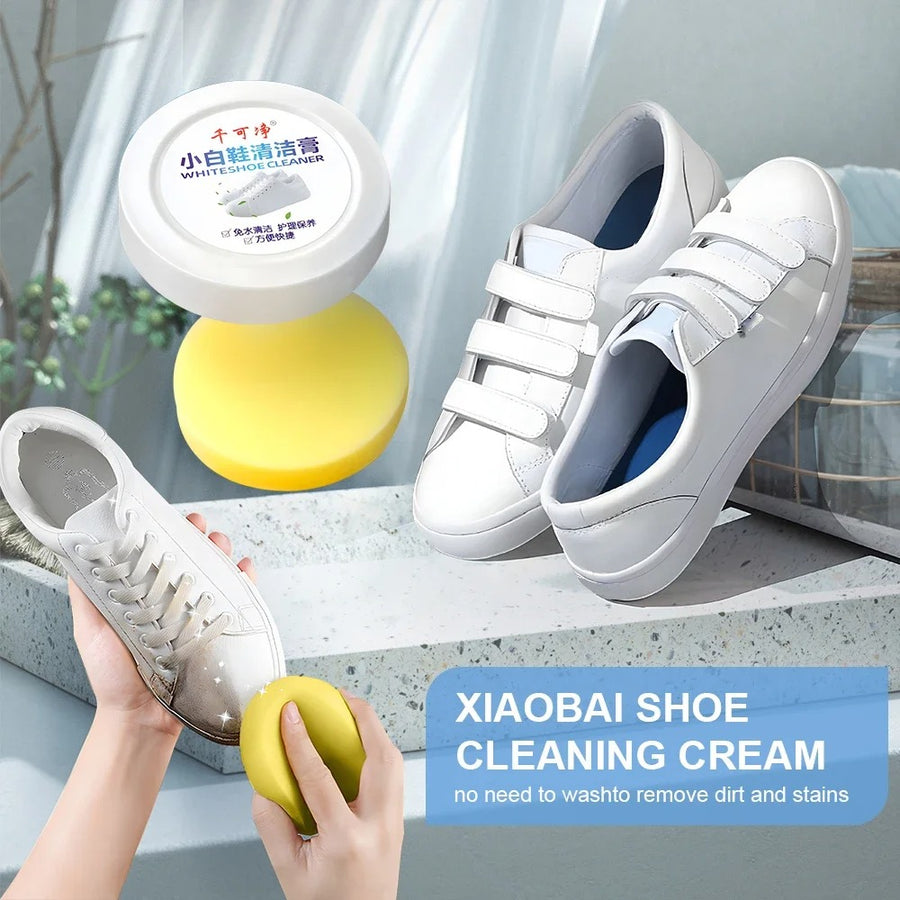 Crema Limpiadora Restauradora Zapatos Blancos x2 Unidades