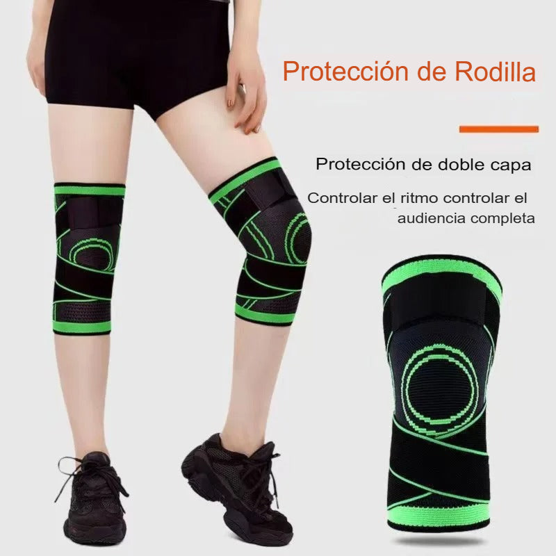 PAR RODILLERA DOBLE BANDA AJUSTABLE .
