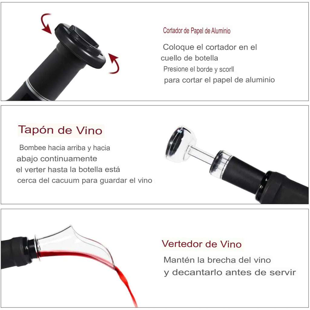 DESCORCHADOR DE VINOS ELECTRICO| HERITASH.