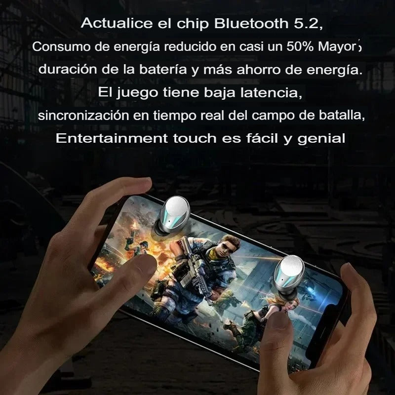 AIRPODS GAMER  INMERSIVOS M41 CON POWER BANK